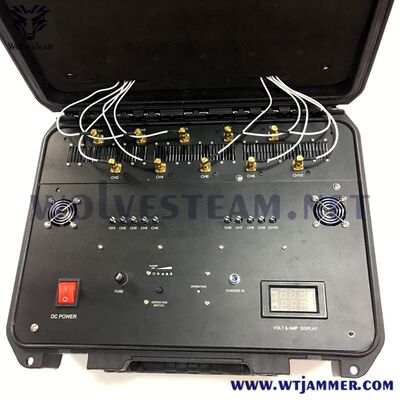 100W WiFi draagbare richtingsjammer met externe antennes voor buiten