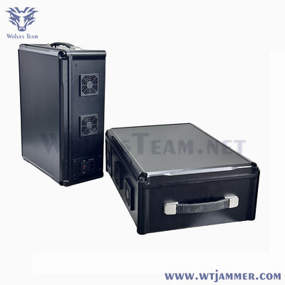 120W 12-Antenna Full-Band Signal Jammer Desktop Signal Interference System for Cellular WiFi GPS