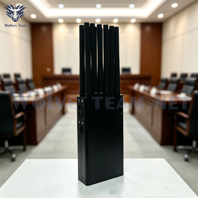 12 Band Selectable 12W Handheld Signal Jammer 3G 4G 5G Mobile Phone WiFi Remote Control Jammer voor privé onderhandelingssites