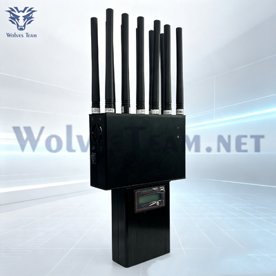 16 antenne 16 watt 5G handbediende mobiele telefoonsignaalstoorzender met binnenbatterij