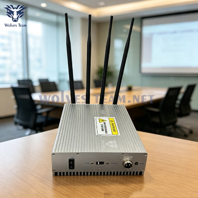 Commerciële Indoor RF Signaal Stoorder 20W 20 100M Afschermbereik Anti-Opname Anti-Spionage Apparaat voor Vertrouwelijke Belangrijke Conferentieruimte