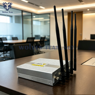 4 Antennes Laagfrequentie Walkie-Talkie Signaal Stoorzender Volledig Band VHF UHF Tweerichtingsradio Interferentie Afschermingsapparaat