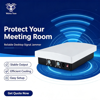 60W 12-bands omnidirectionele antenne signaalstoorzender voor privacy in vergaderruimtes