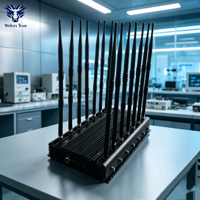 20-50 meter stoorzender voor 3G 4G 5G WiFi UHF VHF GPS Lojack voor nationale veiligheidsterreinen