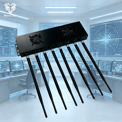 Lichte 8-banden High Power Antenne Telefoonstoorzender en GPS-stoorzender