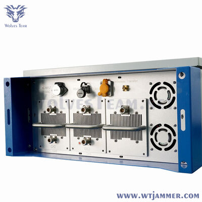 Outdoor Waterproof High Power 500W 5 Bands 2.4G 5.8G GPS Drone WiFi Signal Jammer for Large Prison Anti-Drone And GPS Shielding