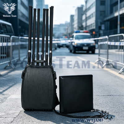50-500 Meter Outdoor Rugzak Draadloze Signaal Stoorzender Voor Patrouille
