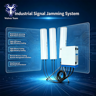 600W 14-Bands IP65 Waterdichte Outdoor Signaal Stoorder met 600m Bereik voor CDMA GSM DCS PCS 3G 4G LTE WiMAX WiFi GPS