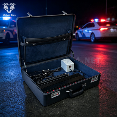 Portable Briefcase‑Encased Desktop Signal Suppressor For Emergency Response And Field Patrol