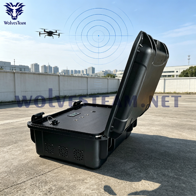 Portable Signal Jammer Designed for 3 Channel Anti Drone Signal Suppression Providing Security and Communication Control