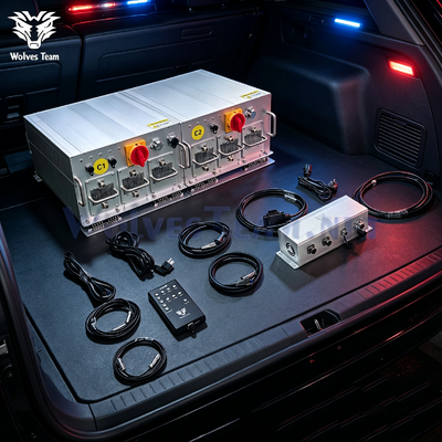 Outdoor 10‑Band Dual‑Unit High‑Power RF Suppression Custom Power And Bands Independent Channels Long‑Range Protection