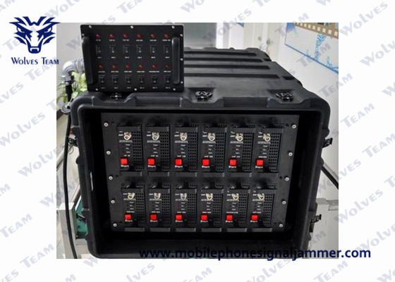 12 banden 868W IED bom jammer voor militaire konvooi