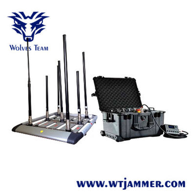 Multi-band mobiele telefoon draagbare signaal jammer Walky - Talky Output Power Selectable