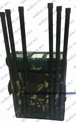 All-in-one mobiel signaal 5G Sigmaal jammer apparaat blokkeren GPS WiFi RF signaal met rugzak type