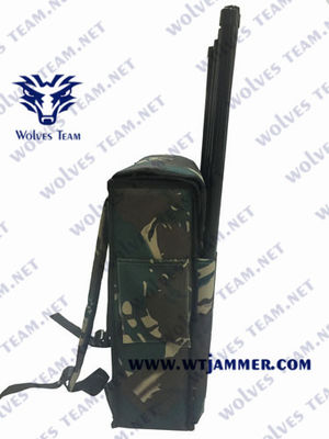 Draagbare 8 antennes 4gwimax Backpack Signal Jammer