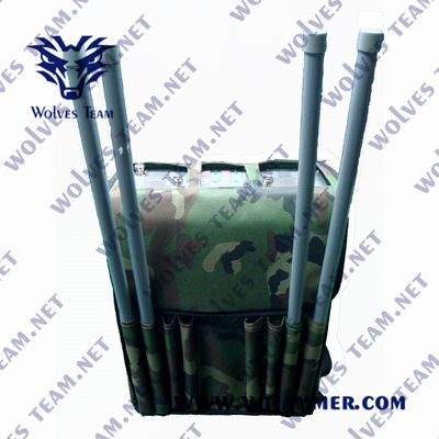 Waterdicht GSM Dcs WiFi GPS 3G 4G Backpack Signal Jammer