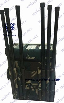 6 banden 100 meter 80W RF Manpack Jammer voor militaire eenheden
