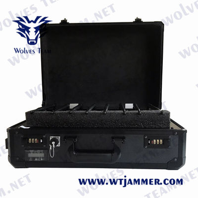 8 kanalen CDMA 120W mobiele telefoonsignaal jammer 5dBi antenne