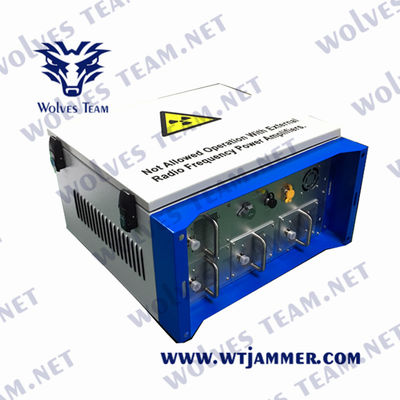 2500m WIFI GPS GSM RF Signal Drone Jammer 600W Waterdicht Militair