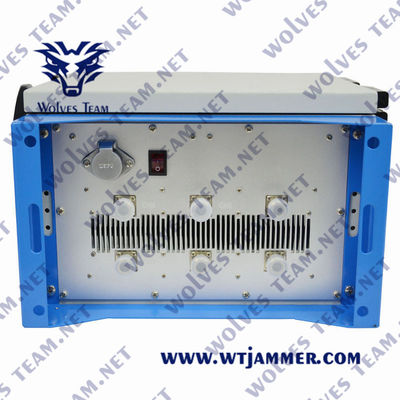 Waterdichte buitengevangenis jammer GSM 3G 4G All Cell Phone Signal Jammer met afstandsbediening