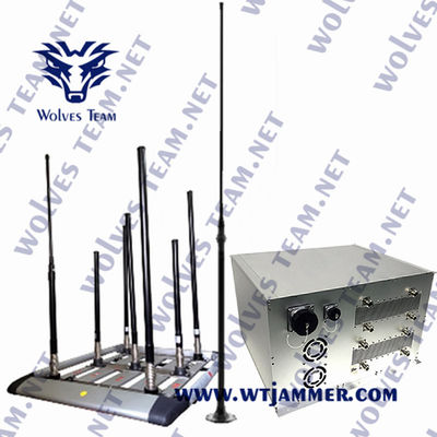 330W IED Bom Jammer WIFI VHF UHF GPS 4G 5G Met DDS Convoy System