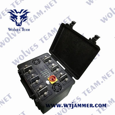 GSM CDMA Vehicle Signal Jammer 1000W Verstelbaar 3G 4G 5G WIFI 2.4G 5.8G GPS