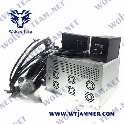 High Power GSM PCS 3G 4G 5G Jammer Militair 600 Watt Voertuig Signal Jammer