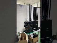 6 kanalen 160W GPS WiFi 5.8g Backpack Jammer tot 2000m Drone Signal Jammer