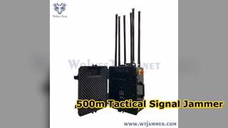 Draagbare telefoonstoorzender die tot 500 m 6 banden stoorzender Omni of directionele antennes stoort