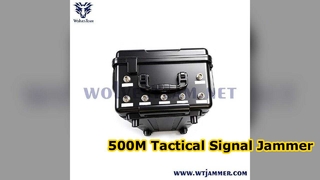 High Power Remote Operated Military Signal Jammer 500M Range for Bomb Disposal EOD Missions