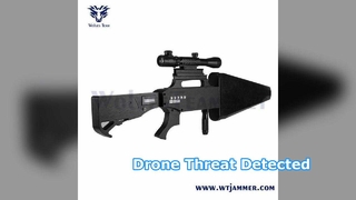 Drone-stoorzenderapparaat van het pistooltype