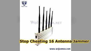 Wit 20-100 meter GPS/wifi/bluetooth/mobiele telefoonSignaalstoorzender