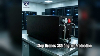 Fabrieks 50W Anti-Drone RF-vermogensversterkermodule met omnidirectionele antenne 360° volledige dekking