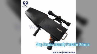 1000 Meter 360° Anti-Spy Beveiligingsverdediging Draagbare 4-kanaals UAV Drone Signaal Stoorder