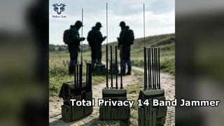 8 bands hoge macht rugzak signaal stoorzender voor VIP-beveiliging blok GPS en mobiele telefoon teken