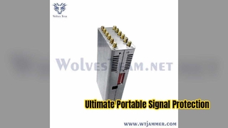 Lichtgewicht 12 Watts Handbediende 12 Kanalen Signaalstoorzender 2G 3G 4G WiFi GPS 315 433MHz Celtelefoon Signa