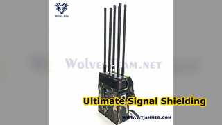 8 Antennes Signaalstoorzender GPS WiFi Drone IED